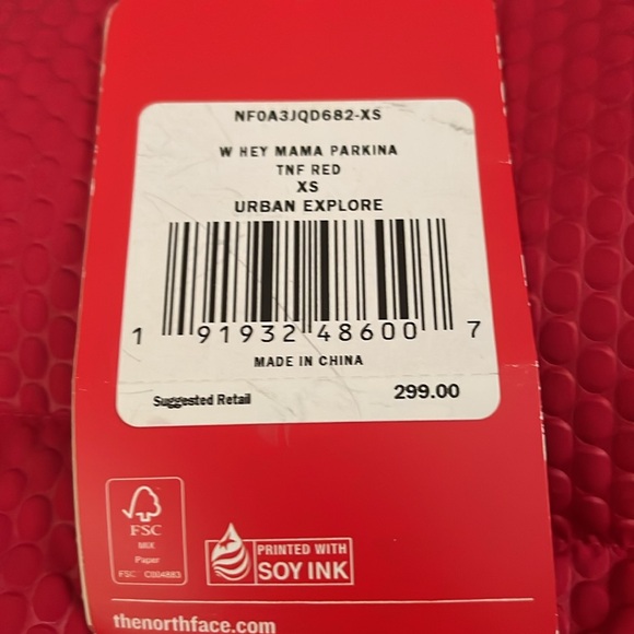 The North Face 550 jacket Women’s XS red - Picture 7 of 7